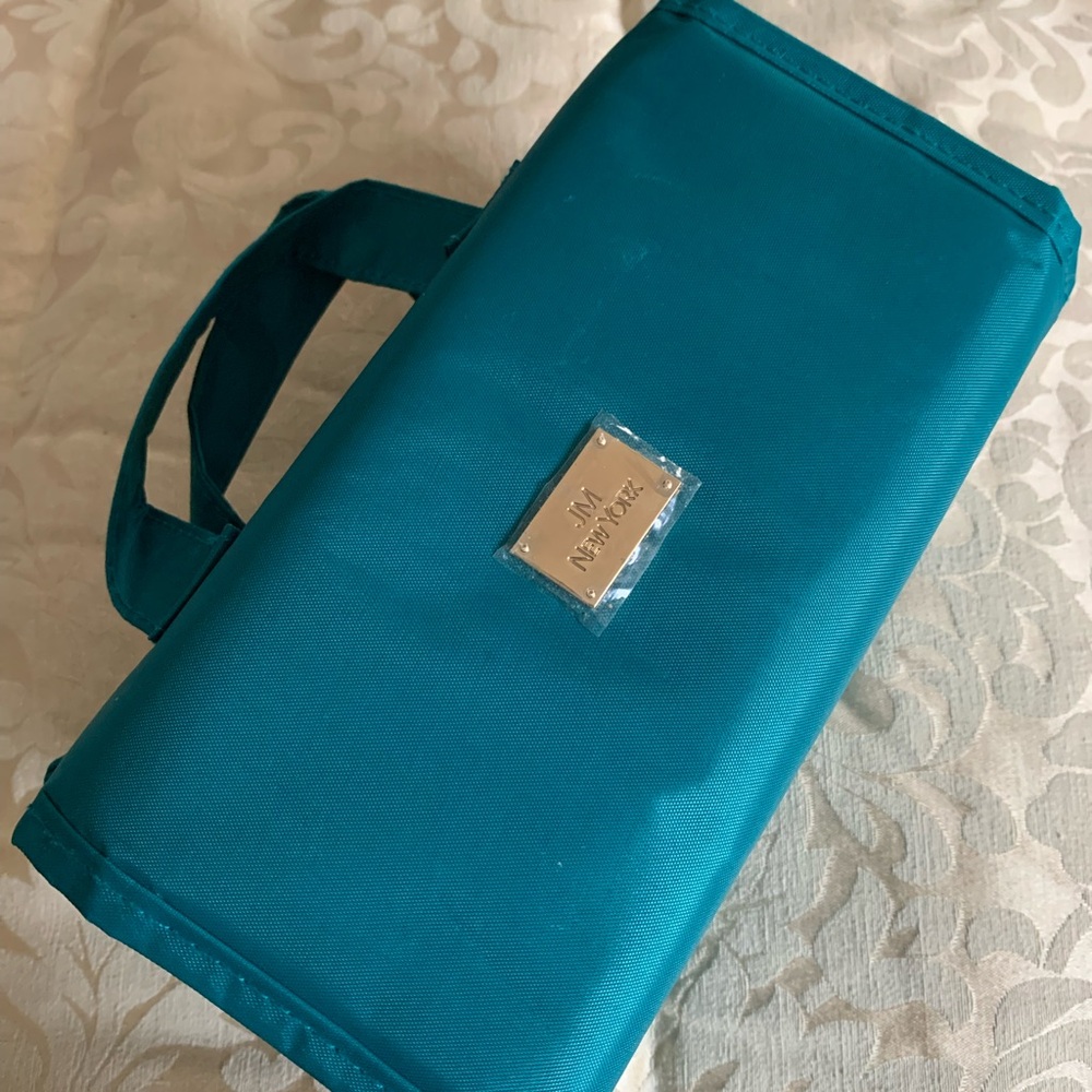 Joy Mangano Teal Cosmetic Bag